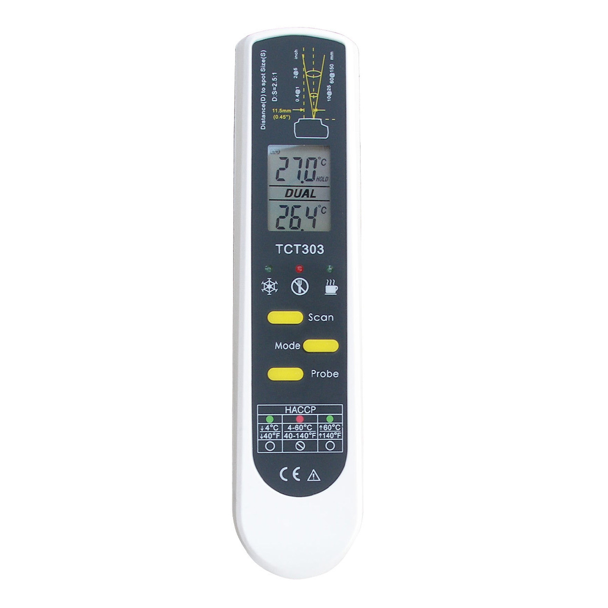 Termómetro Digital de pincho e infrarojo -55+250°C DUALTEMP PRO - Imagen 2