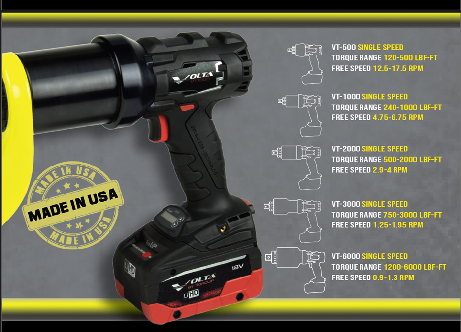 Llave de torque a batería, Serie VT - Imagen 7